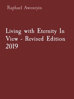 cover image of Living with Eternity In View--Revised Edition 2019